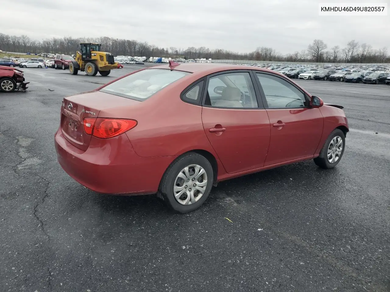KMHDU46D49U820557 2009 Hyundai Elantra Gls