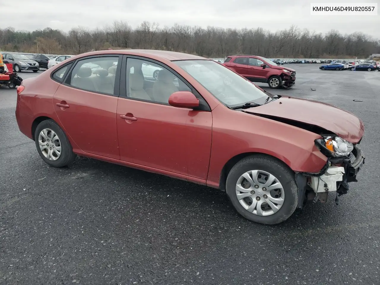 KMHDU46D49U820557 2009 Hyundai Elantra Gls