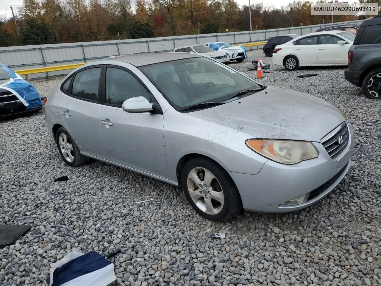 KMHDU46D29U693419 2009 Hyundai Elantra Gls