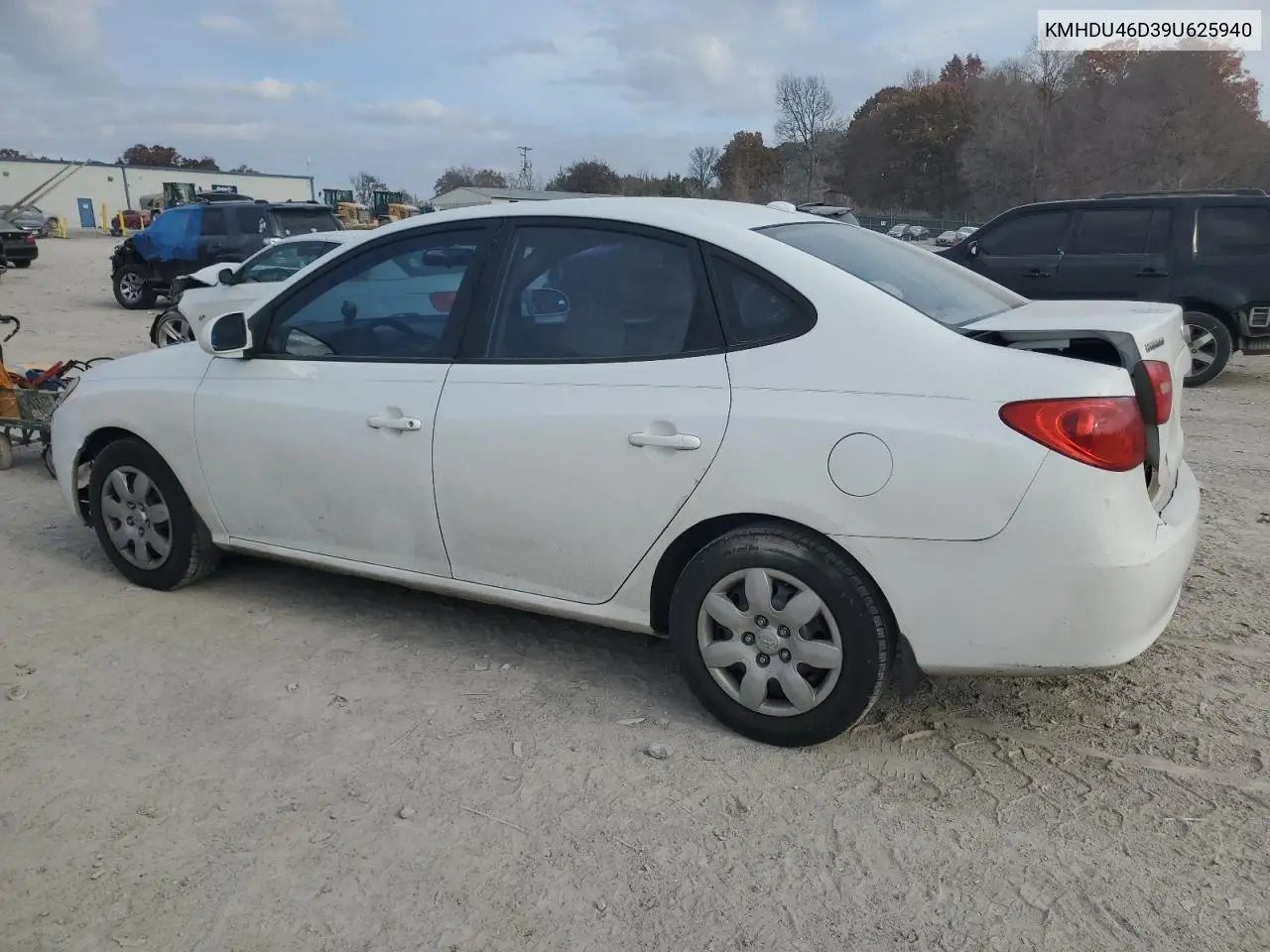 KMHDU46D39U625940 2009 Hyundai Elantra Gls