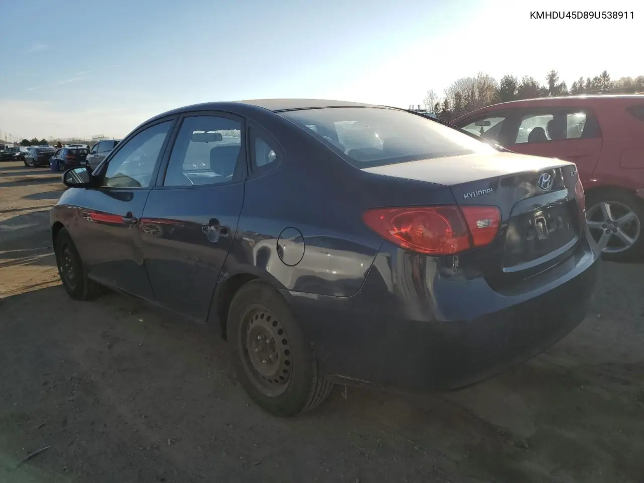 KMHDU45D89U538911 2009 Hyundai Elantra Gls