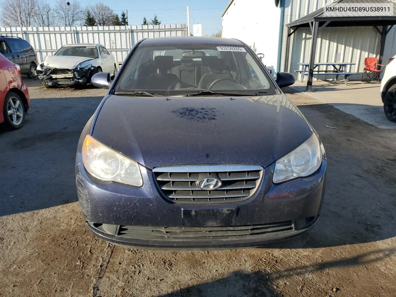 KMHDU45D89U538911 2009 Hyundai Elantra Gls
