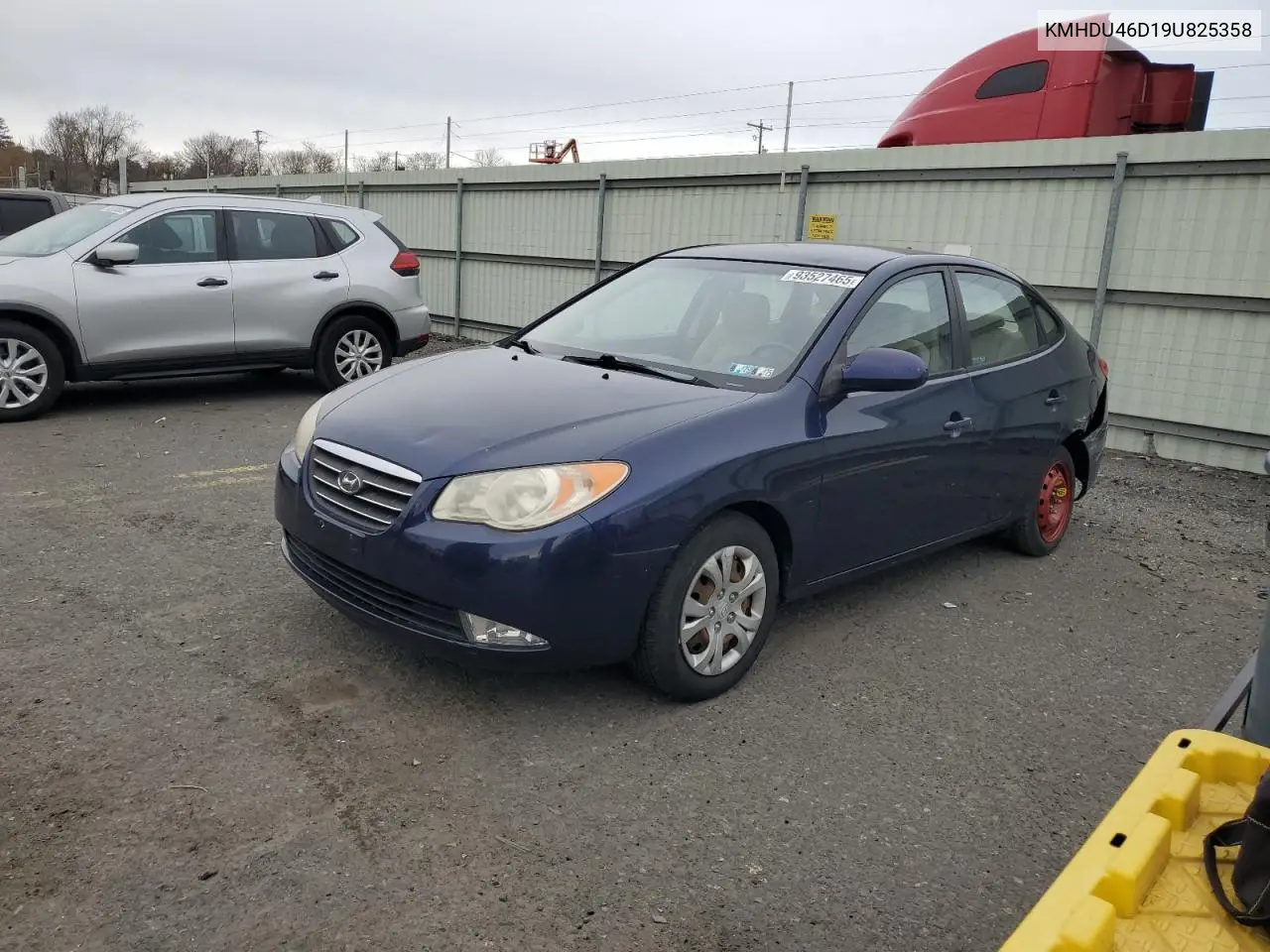 KMHDU46D19U825358 2009 Hyundai Elantra Gls