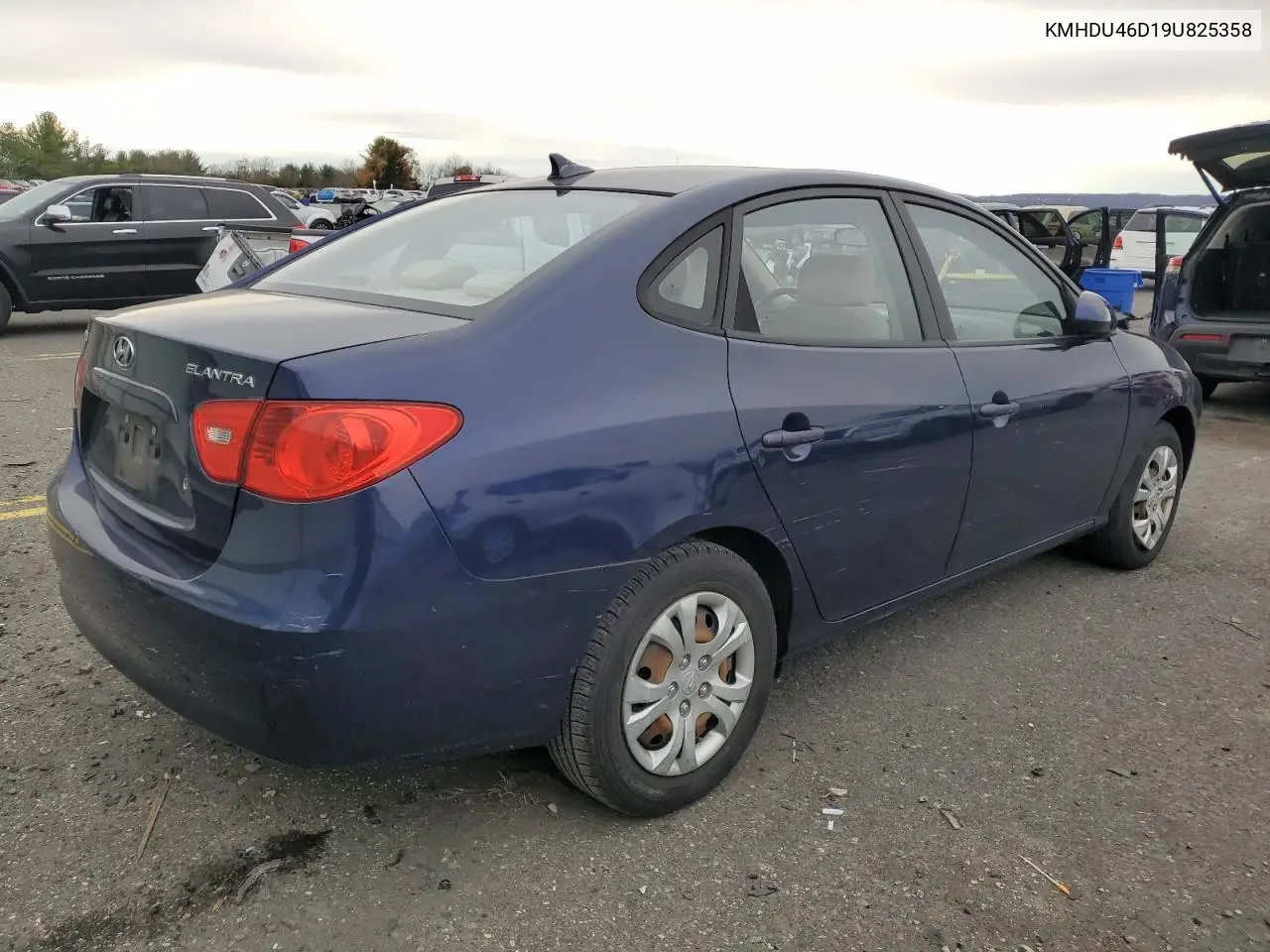 KMHDU46D19U825358 2009 Hyundai Elantra Gls