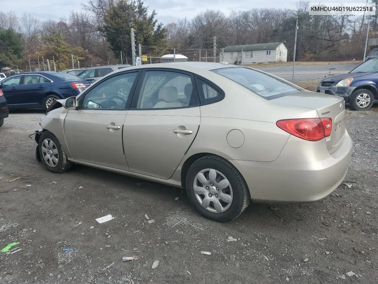 KMHDU46D19U622518 2009 Hyundai Elantra Gls