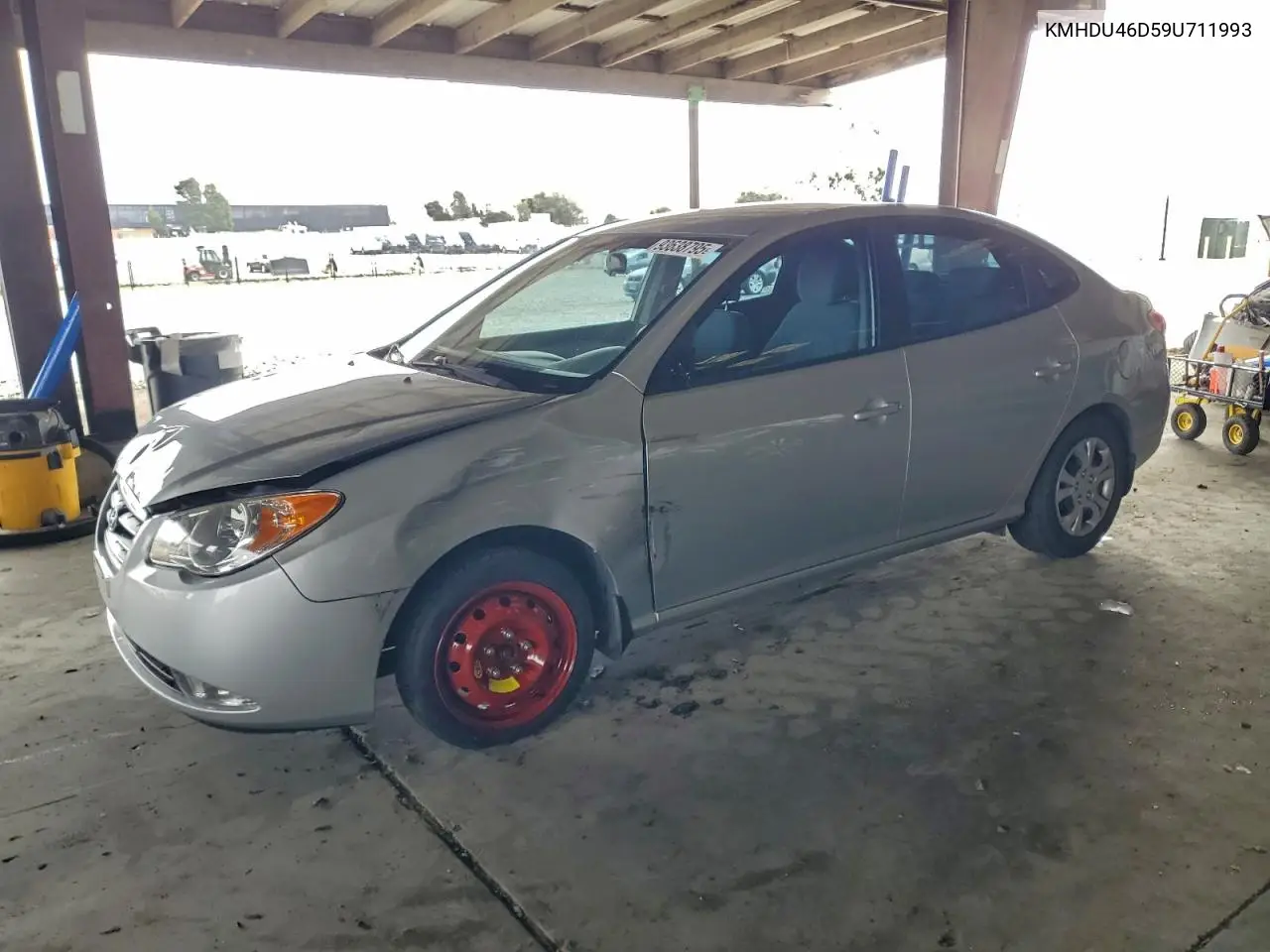 KMHDU46D59U711993 2009 Hyundai Elantra Gls