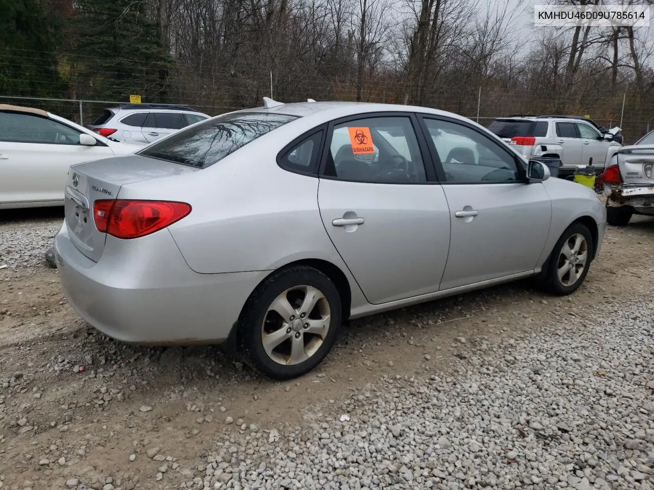 KMHDU46D09U785614 2009 Hyundai Elantra Gls