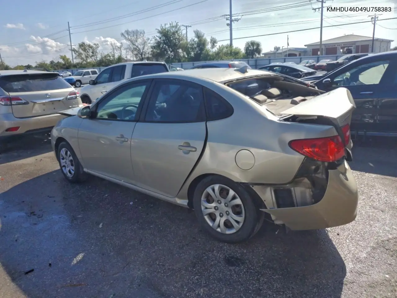 KMHDU46D49U758383 2009 Hyundai Elantra Gls