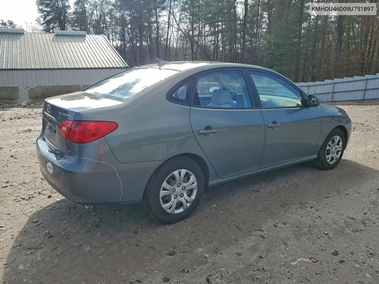 KMHDU46D09U751897 2009 Hyundai Elantra Gls