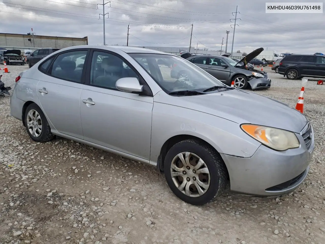 KMHDU46D39U761498 2009 Hyundai Elantra Gls