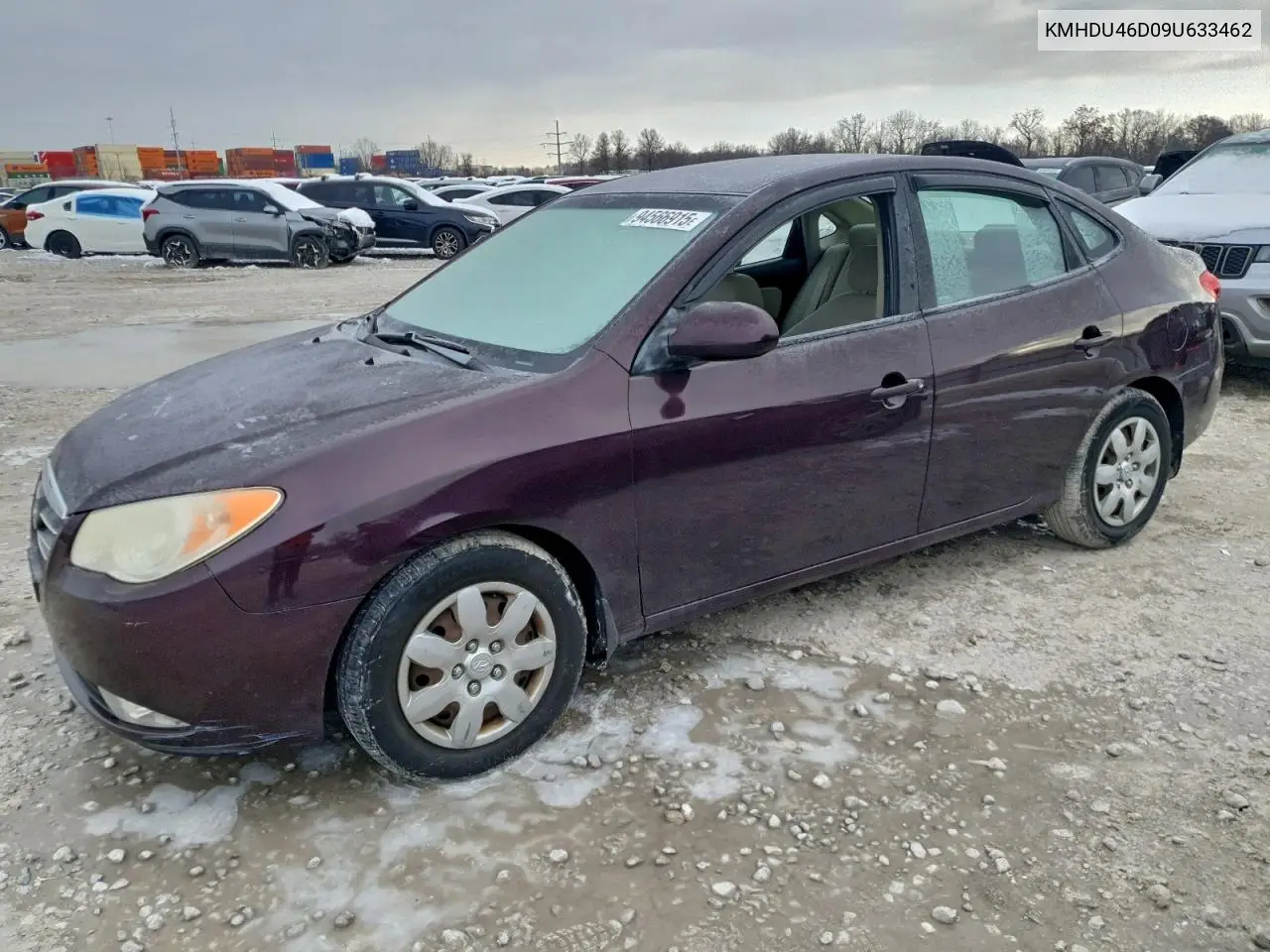 KMHDU46D09U633462 2009 Hyundai Elantra Gls