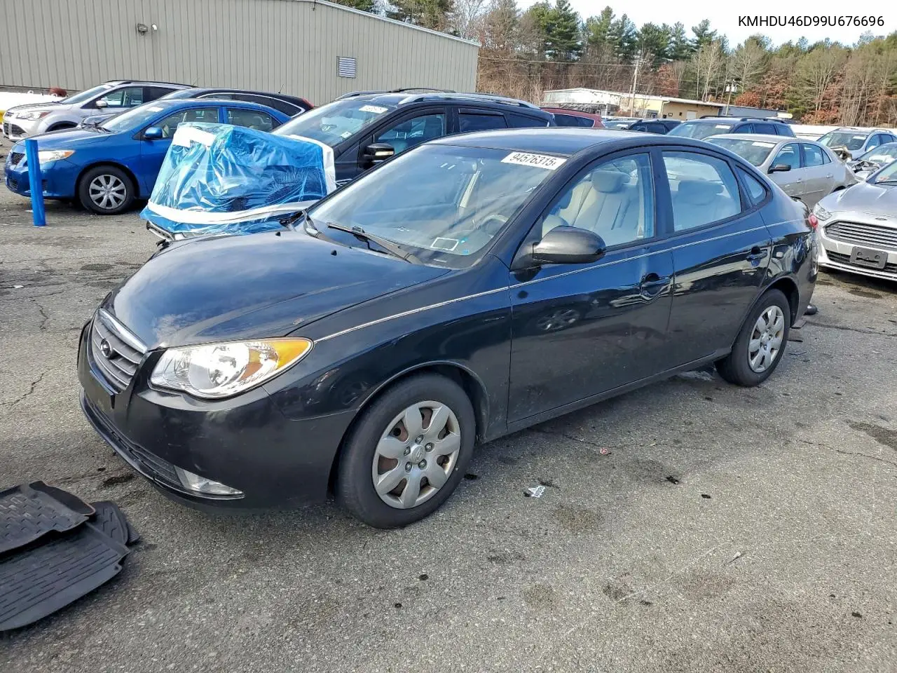 KMHDU46D99U676696 2009 Hyundai Elantra Gls