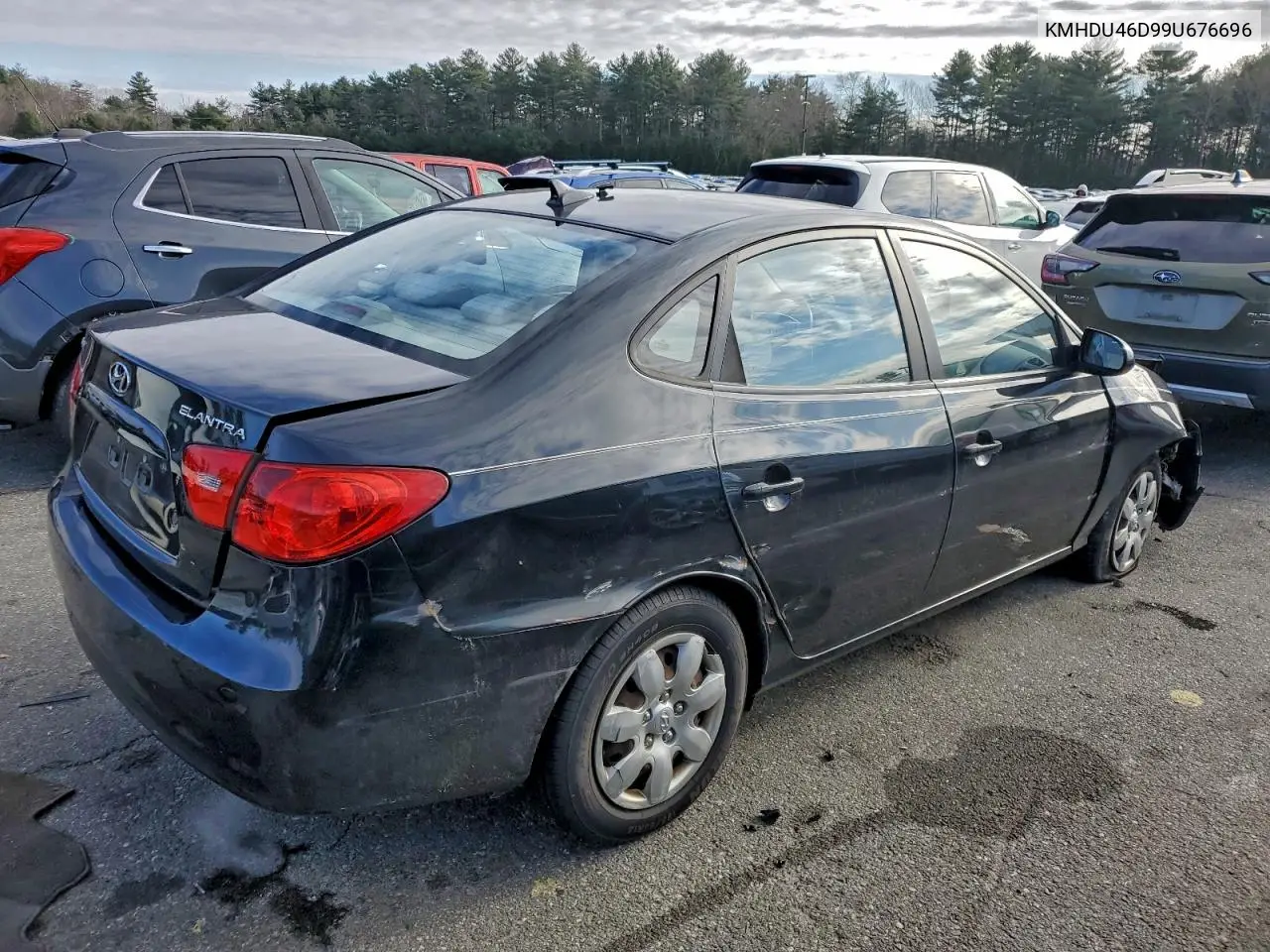 KMHDU46D99U676696 2009 Hyundai Elantra Gls