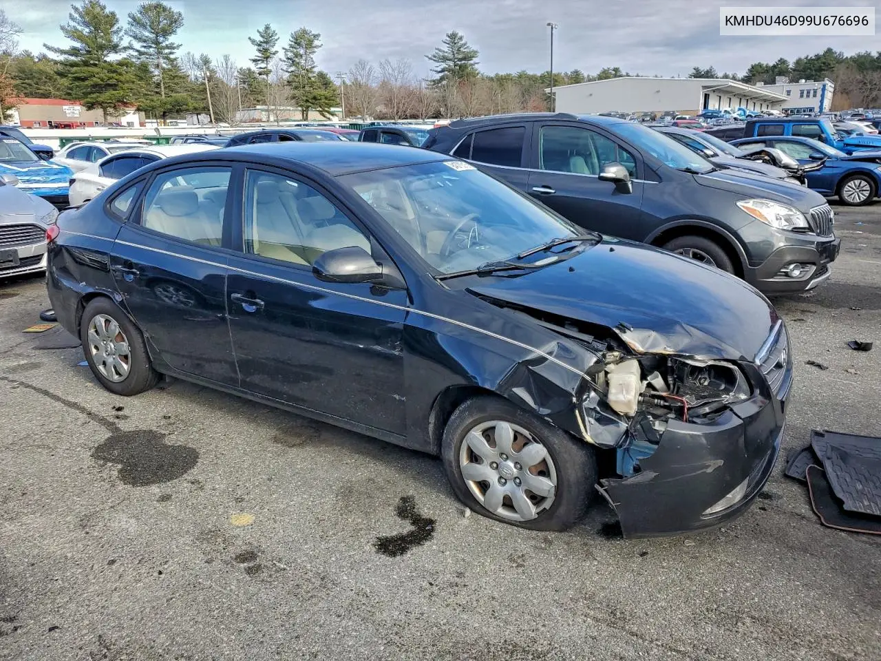 KMHDU46D99U676696 2009 Hyundai Elantra Gls