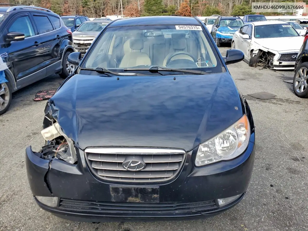 KMHDU46D99U676696 2009 Hyundai Elantra Gls
