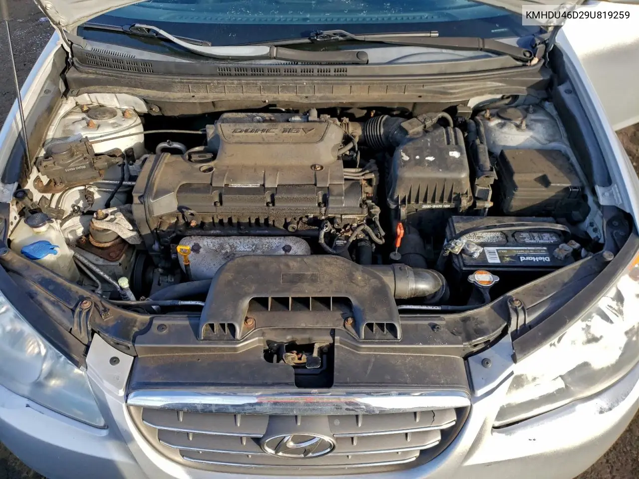 KMHDU46D29U819259 2009 Hyundai Elantra Gls