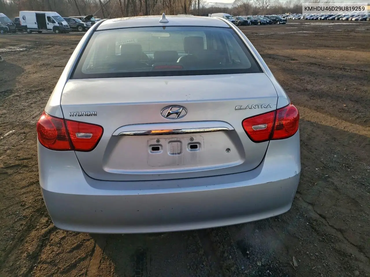 KMHDU46D29U819259 2009 Hyundai Elantra Gls