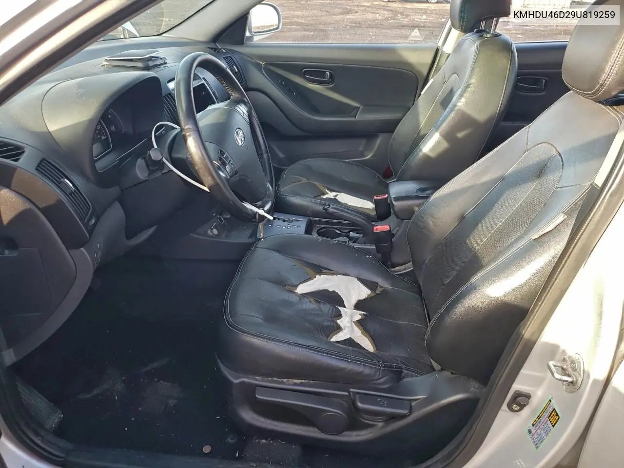 KMHDU46D29U819259 2009 Hyundai Elantra Gls
