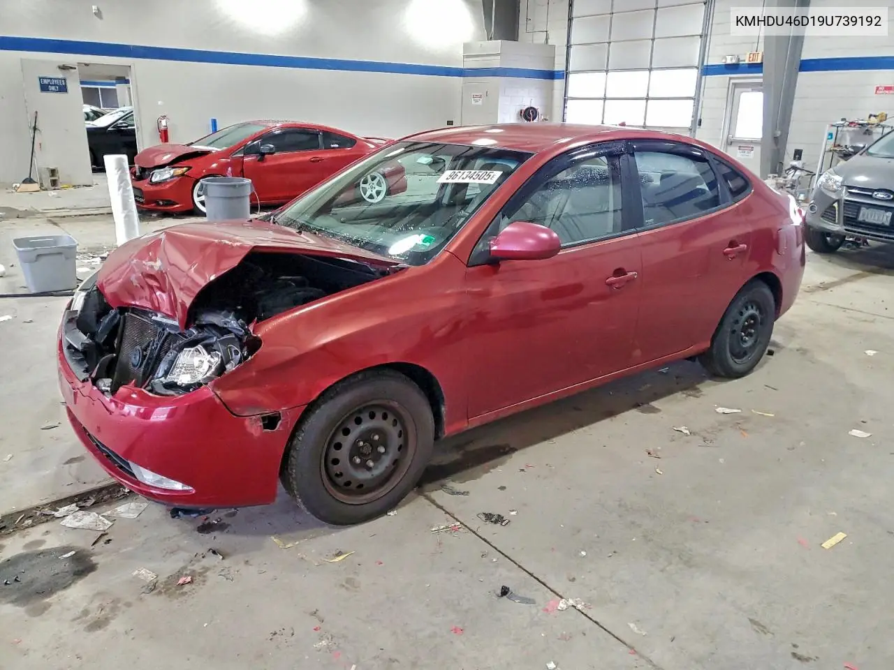 KMHDU46D19U739192 2009 Hyundai Elantra Gls