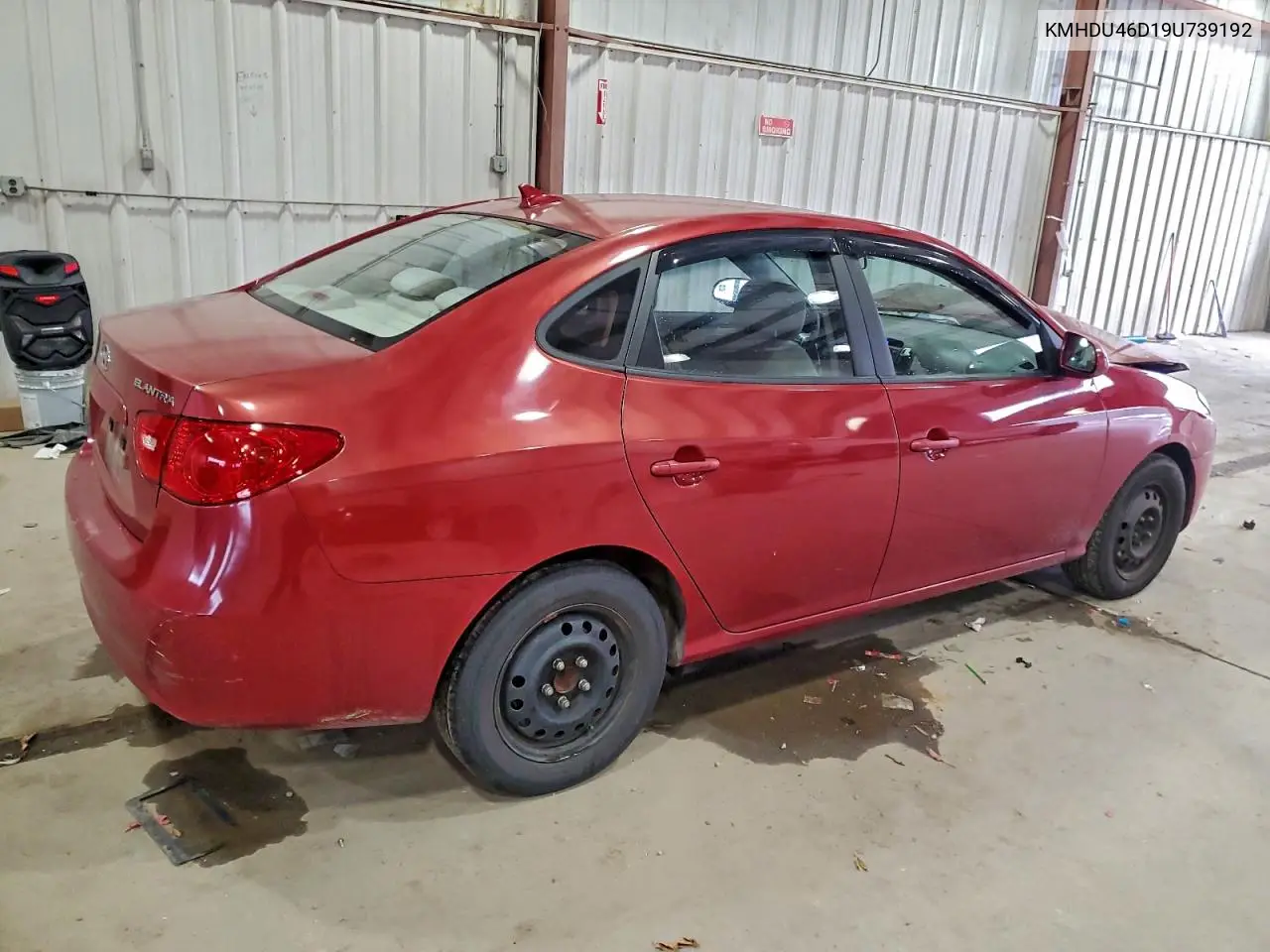 KMHDU46D19U739192 2009 Hyundai Elantra Gls