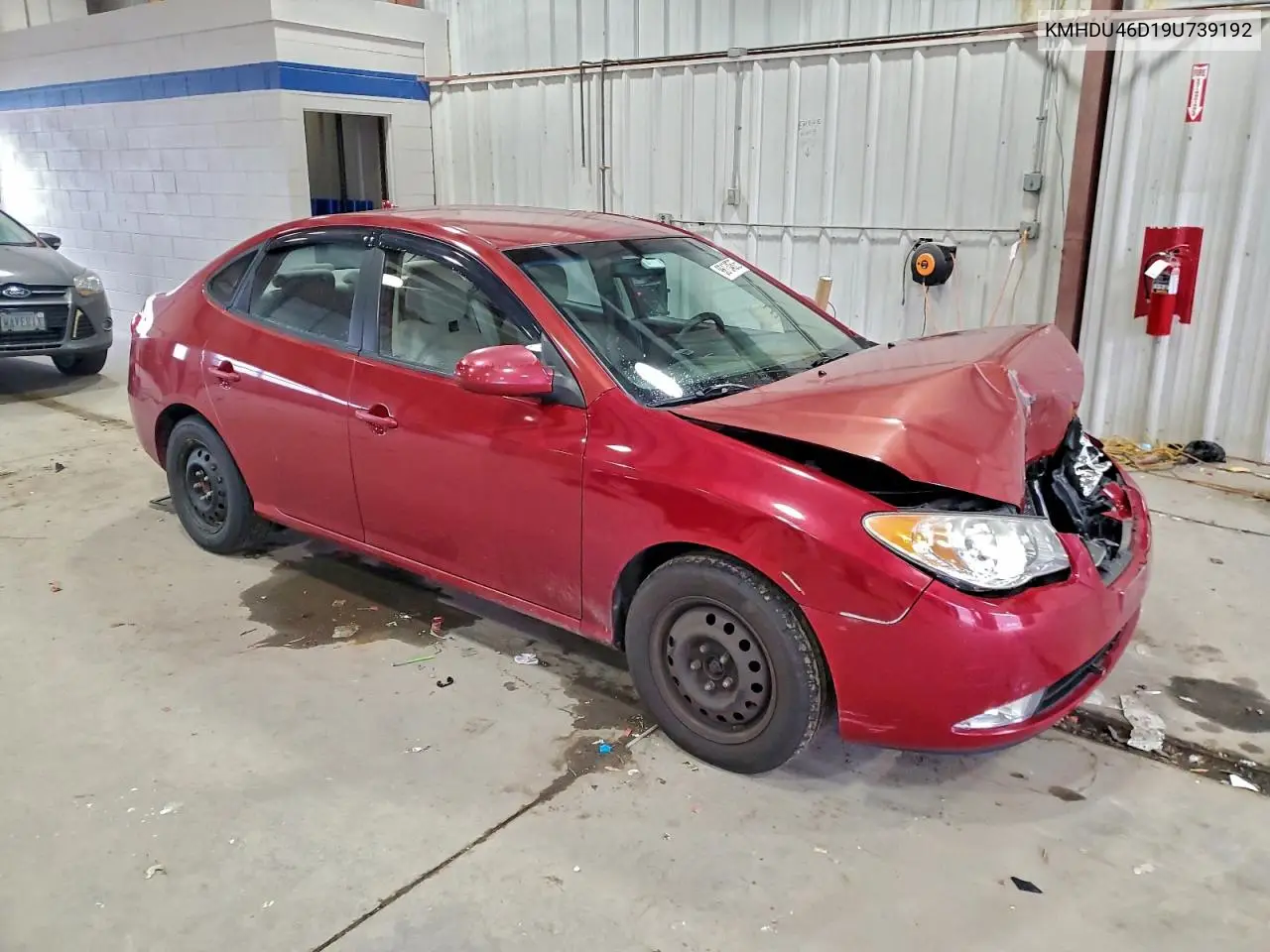 KMHDU46D19U739192 2009 Hyundai Elantra Gls