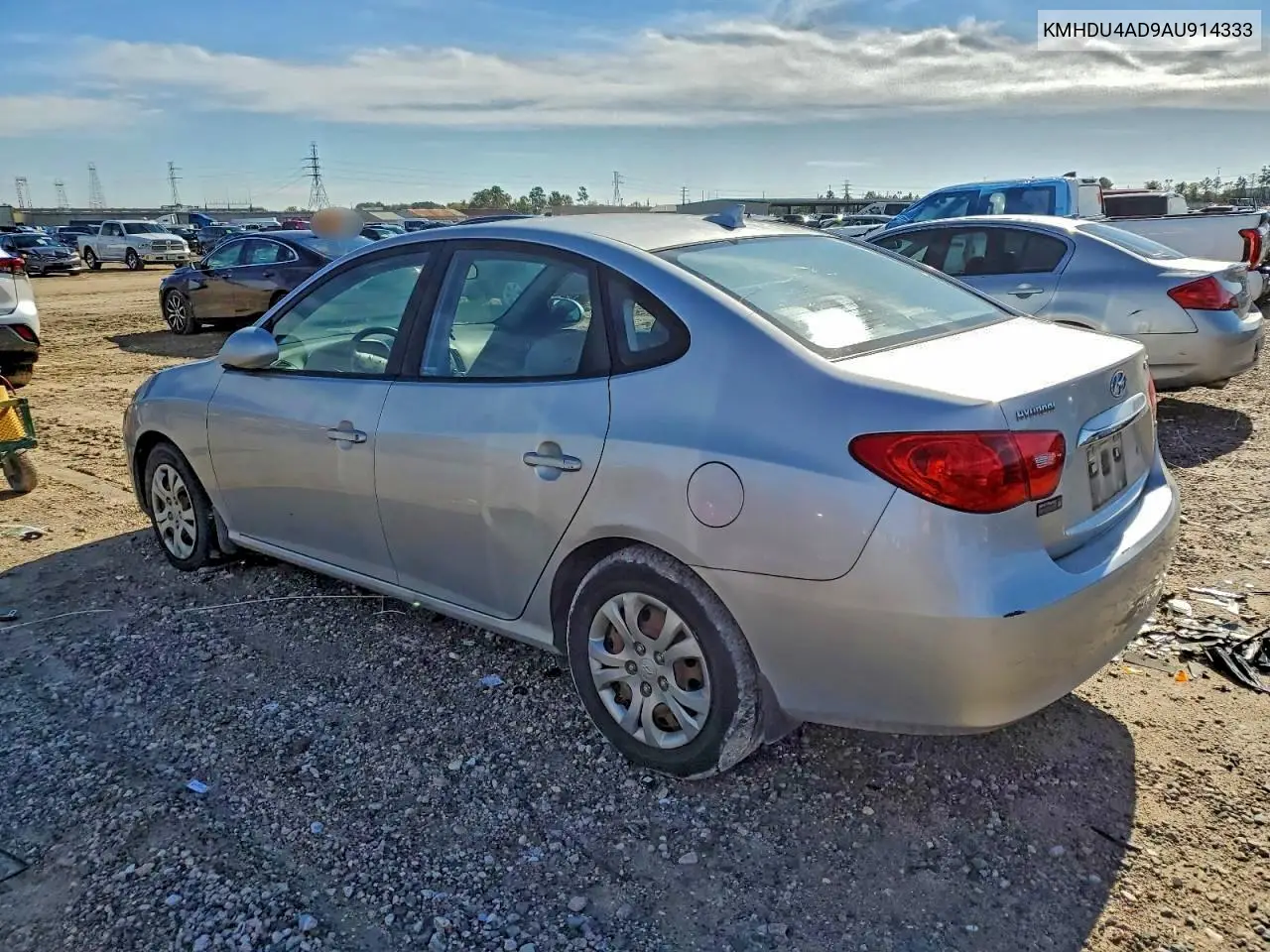 KMHDU4AD9AU914333 2010 Hyundai Elantra Blue