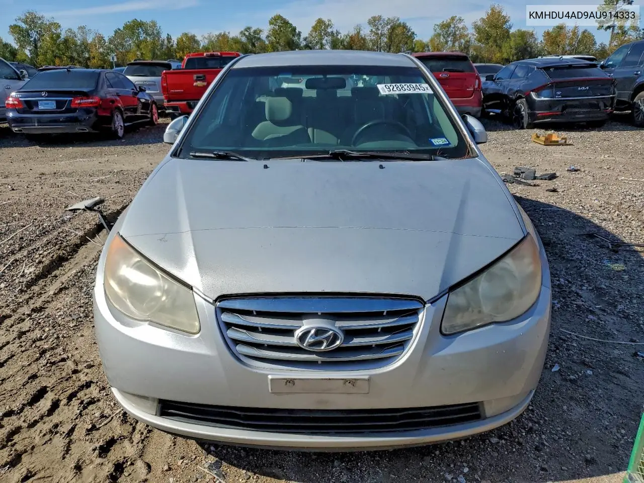 KMHDU4AD9AU914333 2010 Hyundai Elantra Blue