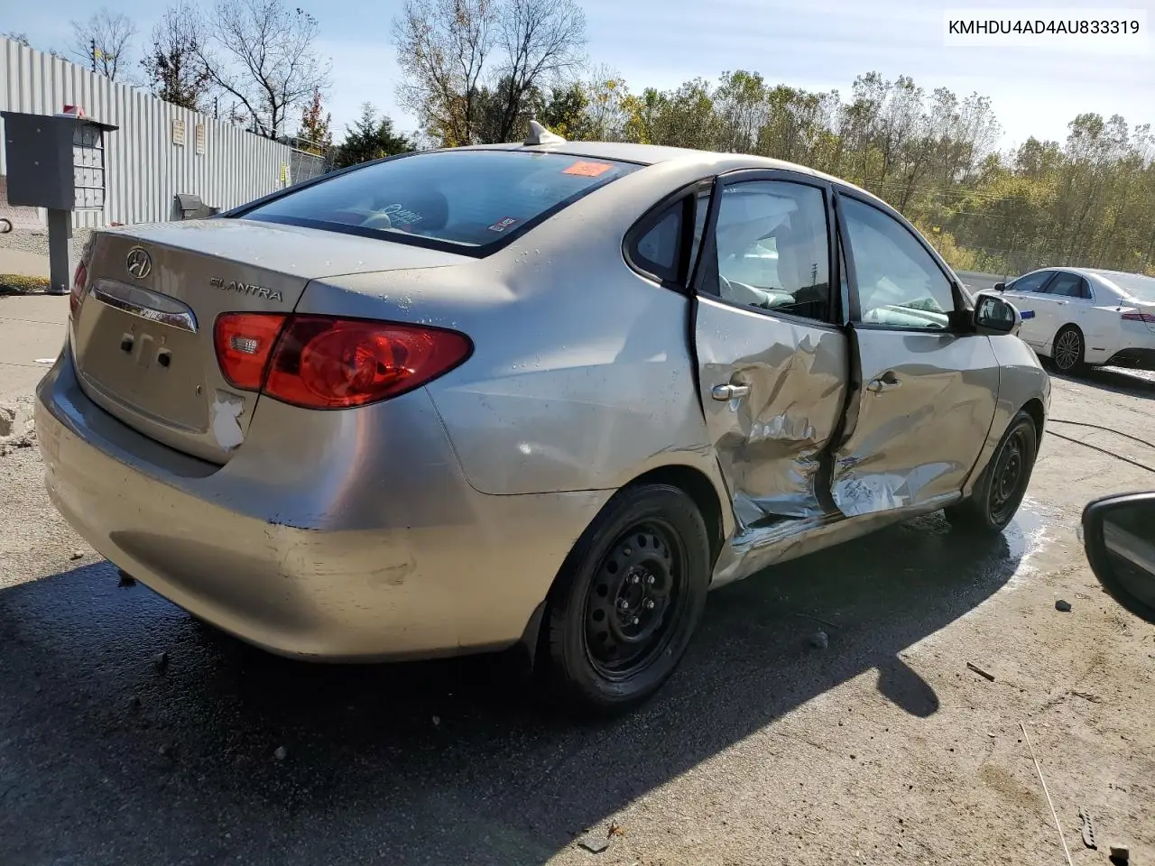 KMHDU4AD4AU833319 2010 Hyundai Elantra Blue