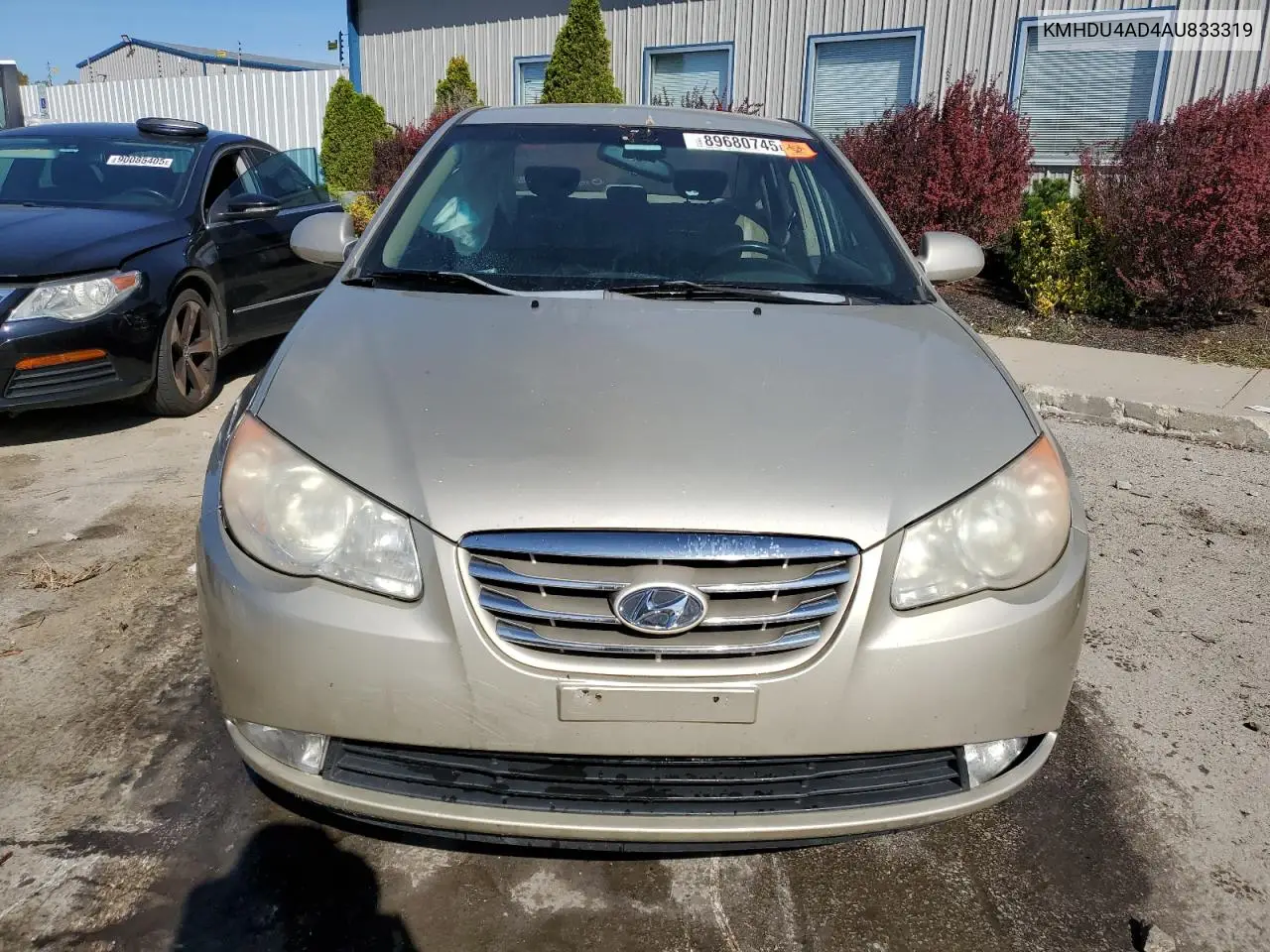 KMHDU4AD4AU833319 2010 Hyundai Elantra Blue