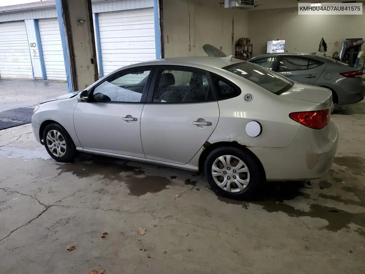 KMHDU4AD7AU841575 2010 Hyundai Elantra Blue