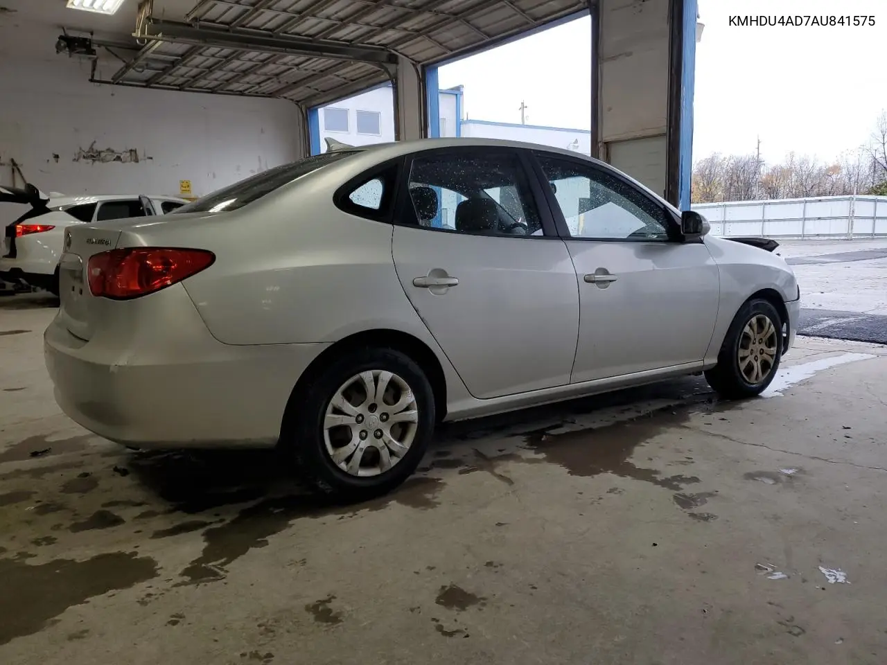 KMHDU4AD7AU841575 2010 Hyundai Elantra Blue