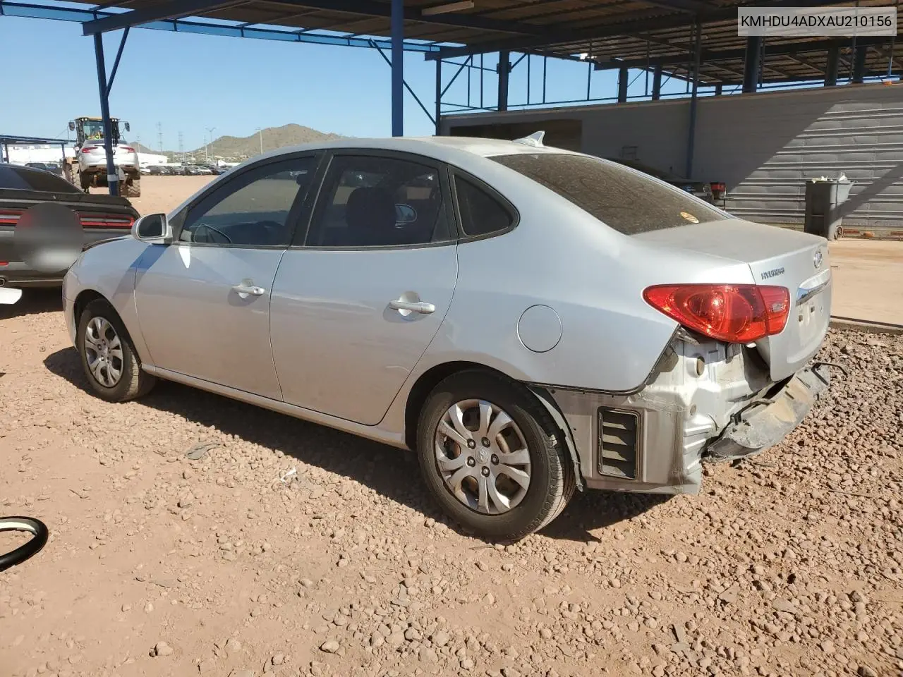 KMHDU4ADXAU210156 2010 Hyundai Elantra Blue