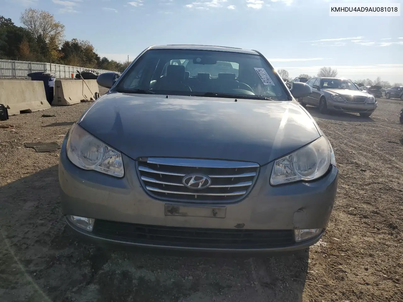KMHDU4AD9AU081018 2010 Hyundai Elantra Blue