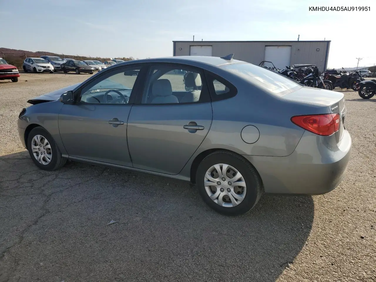 KMHDU4AD5AU919951 2010 Hyundai Elantra Blue
