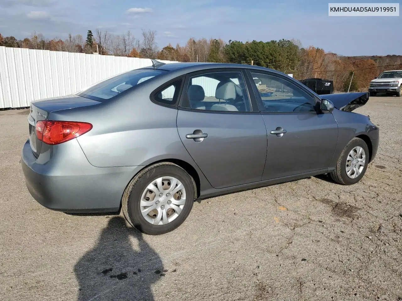 KMHDU4AD5AU919951 2010 Hyundai Elantra Blue