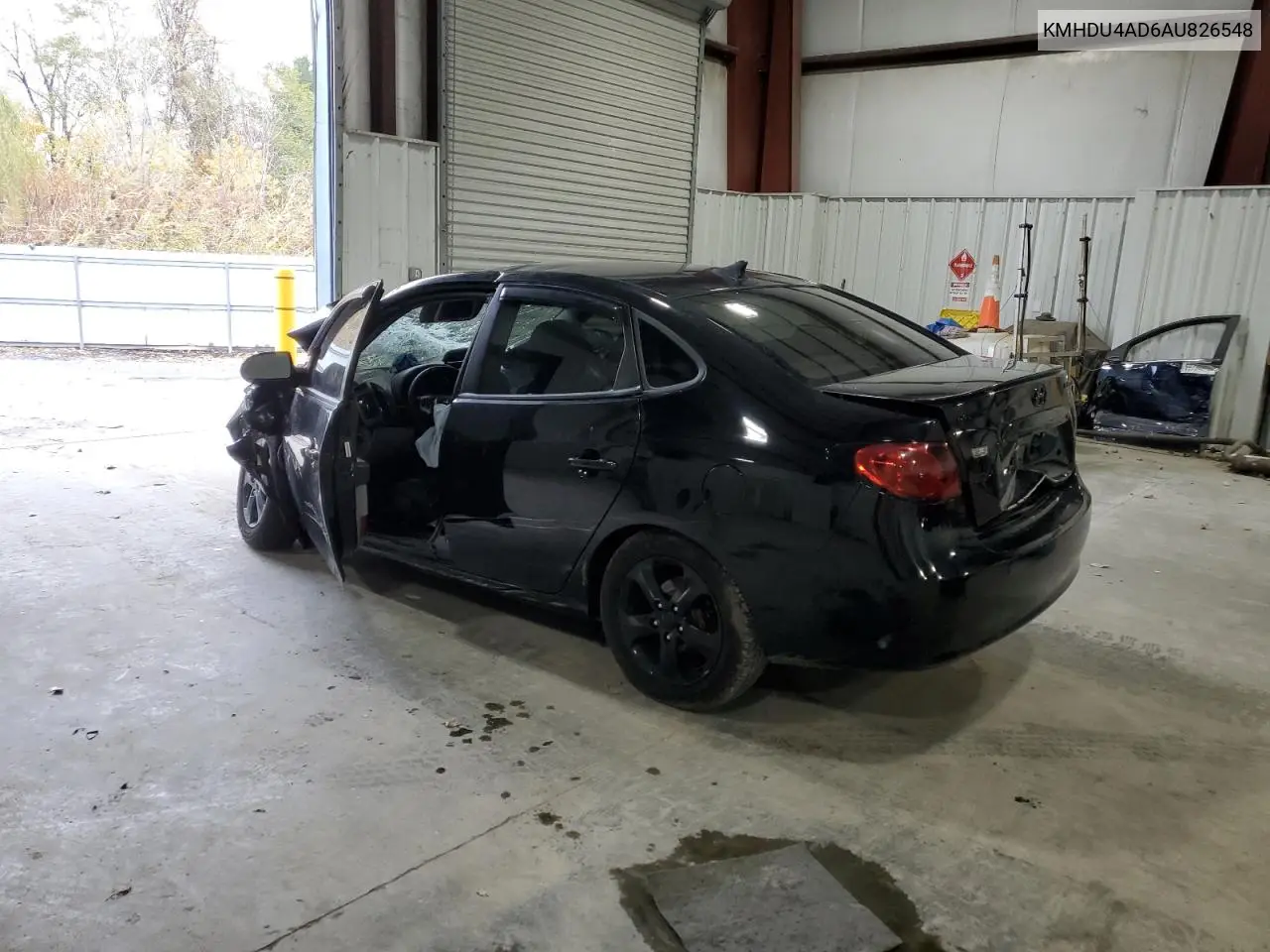KMHDU4AD6AU826548 2010 Hyundai Elantra Blue