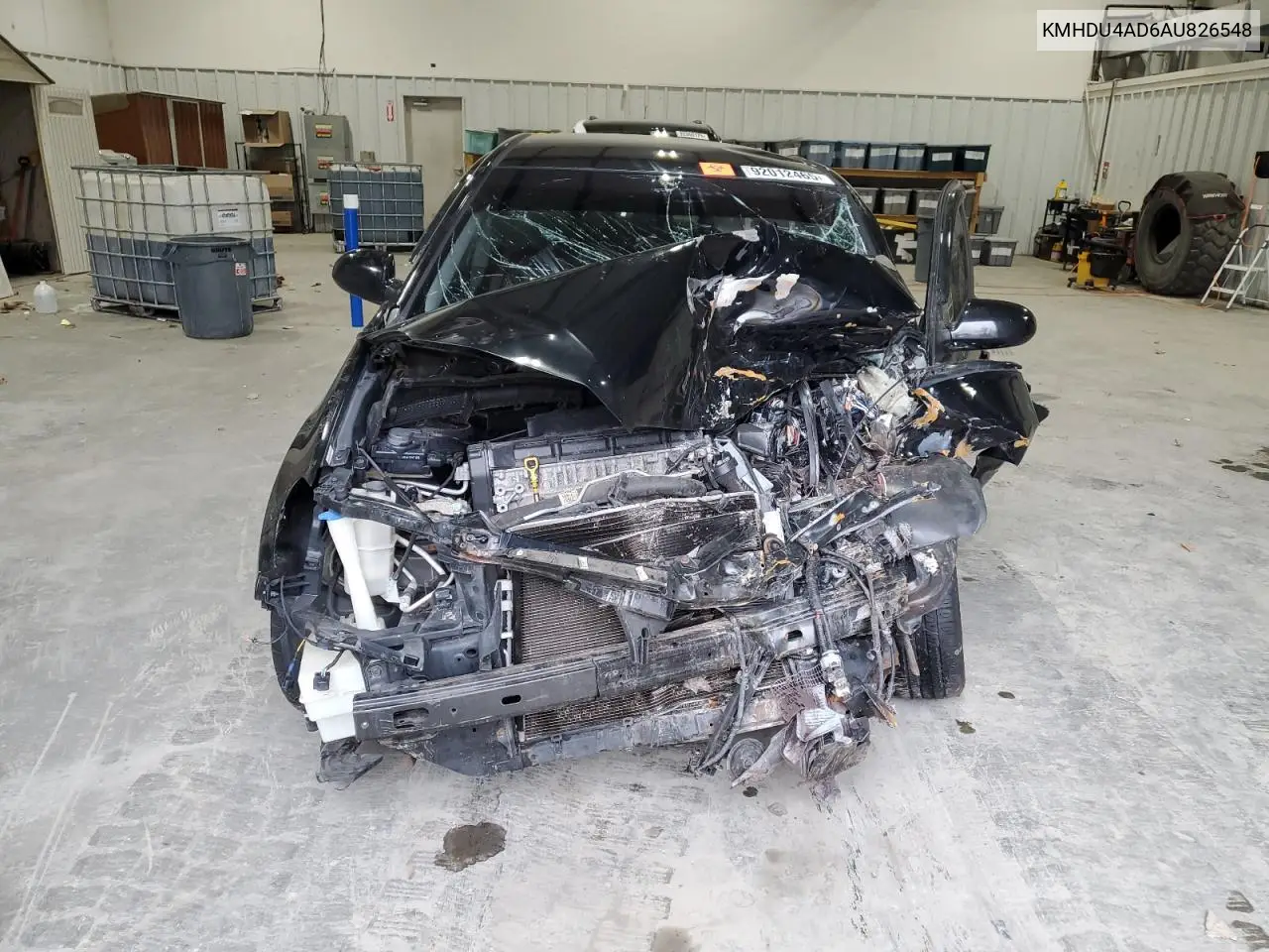 KMHDU4AD6AU826548 2010 Hyundai Elantra Blue