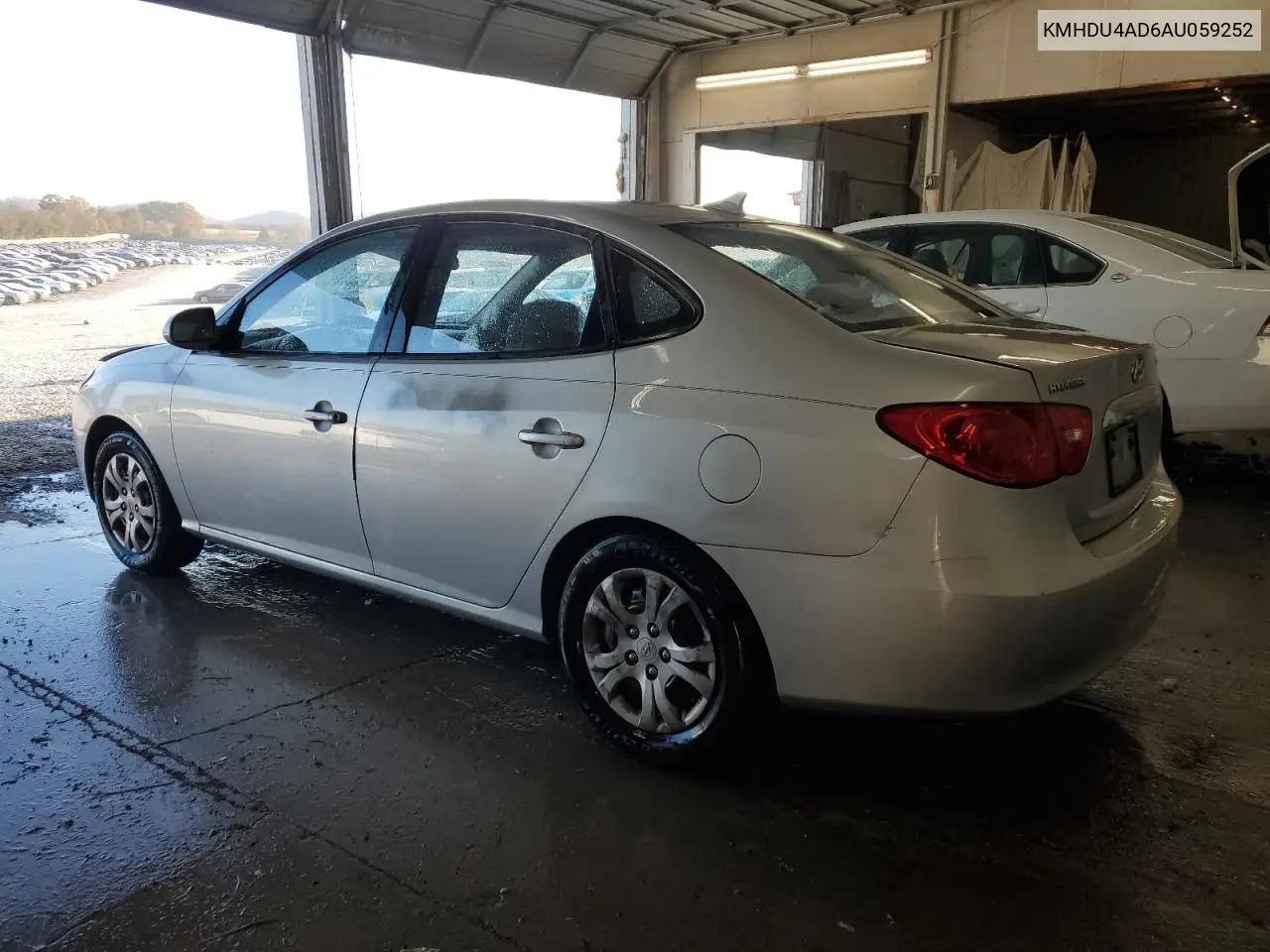KMHDU4AD6AU059252 2010 Hyundai Elantra Blue