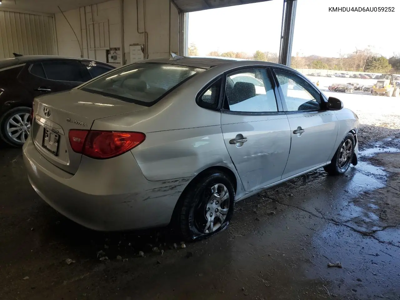 KMHDU4AD6AU059252 2010 Hyundai Elantra Blue