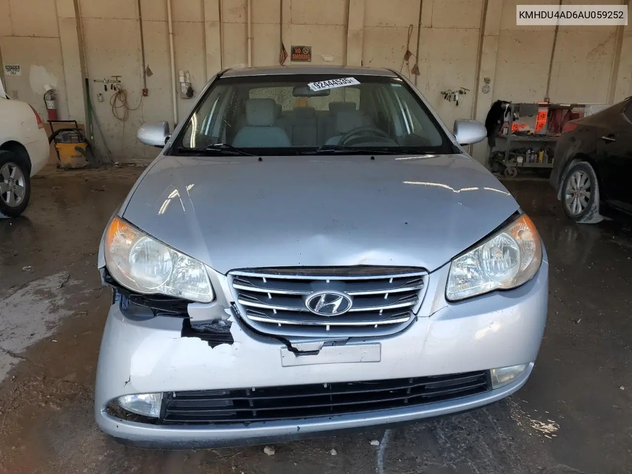 KMHDU4AD6AU059252 2010 Hyundai Elantra Blue