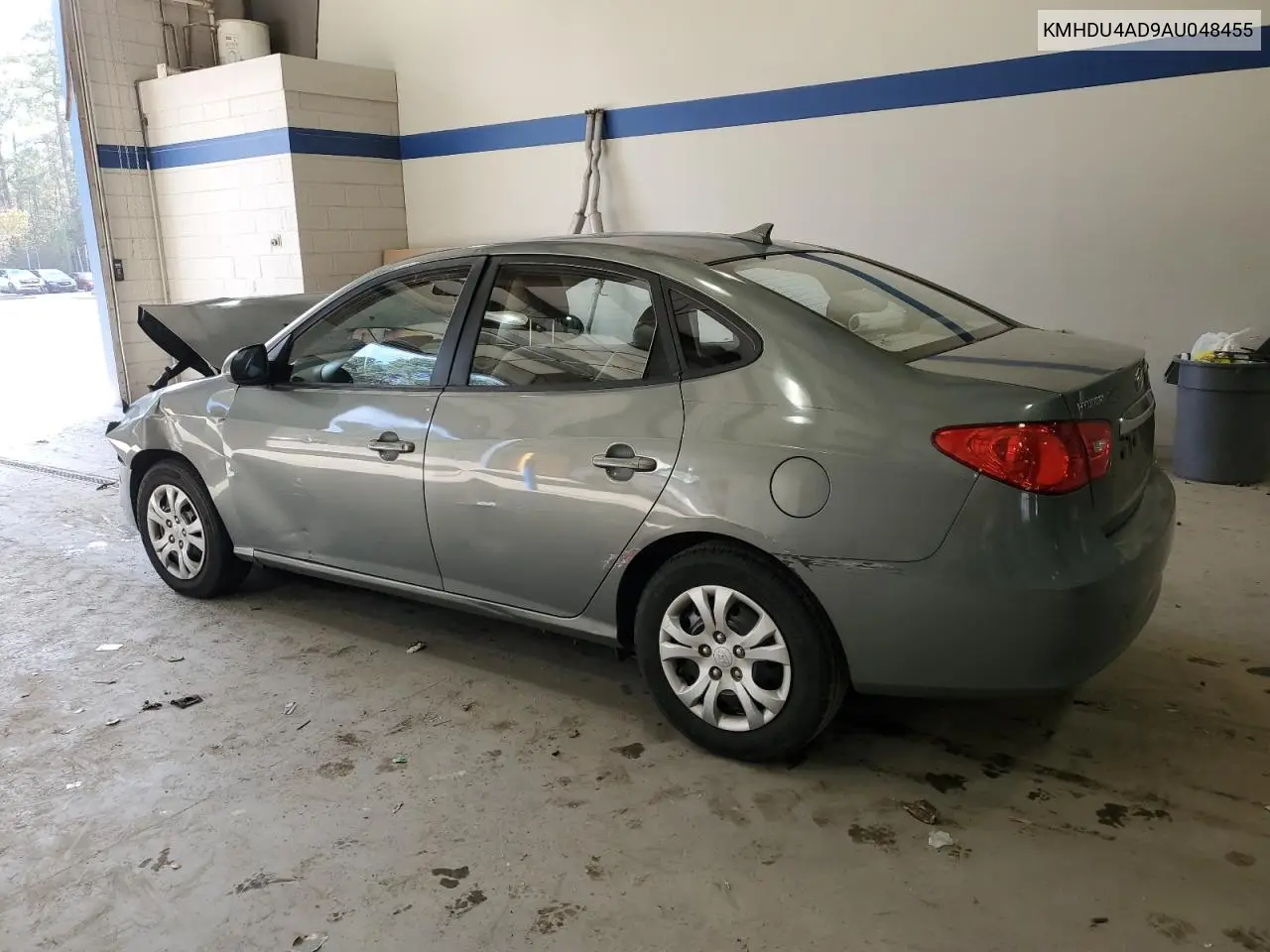 KMHDU4AD9AU048455 2010 Hyundai Elantra Blue