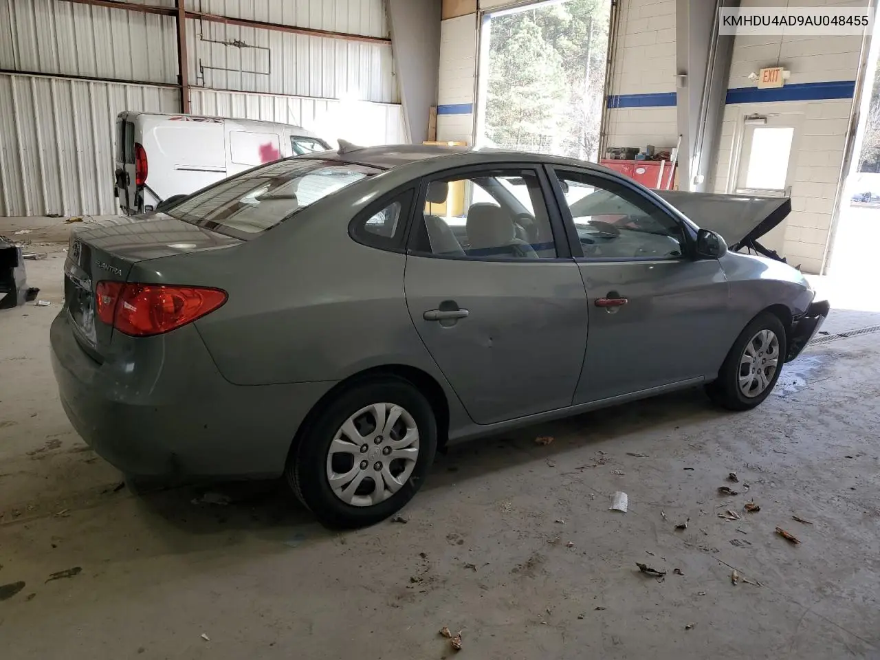 KMHDU4AD9AU048455 2010 Hyundai Elantra Blue