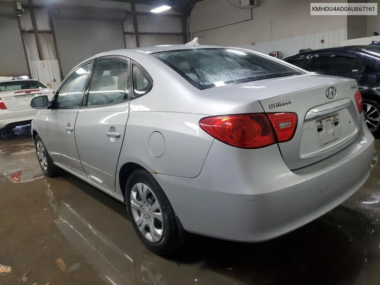 KMHDU4AD0AU867161 2010 Hyundai Elantra Blue
