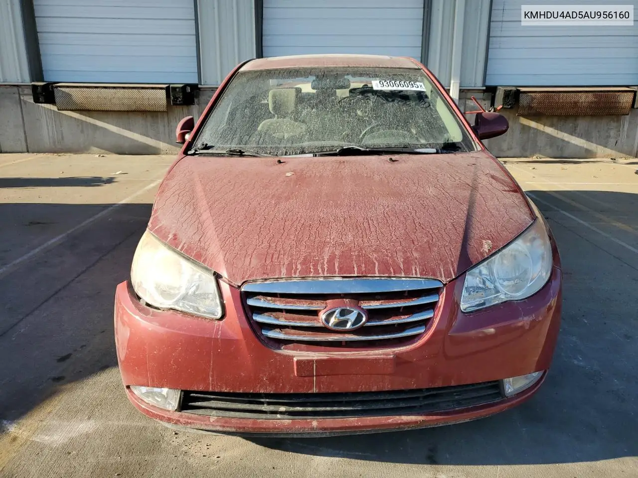 KMHDU4AD5AU956160 2010 Hyundai Elantra Blue