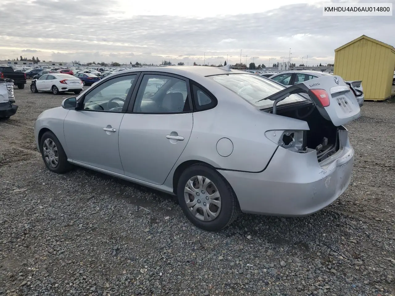 KMHDU4AD6AU014800 2010 Hyundai Elantra Blue