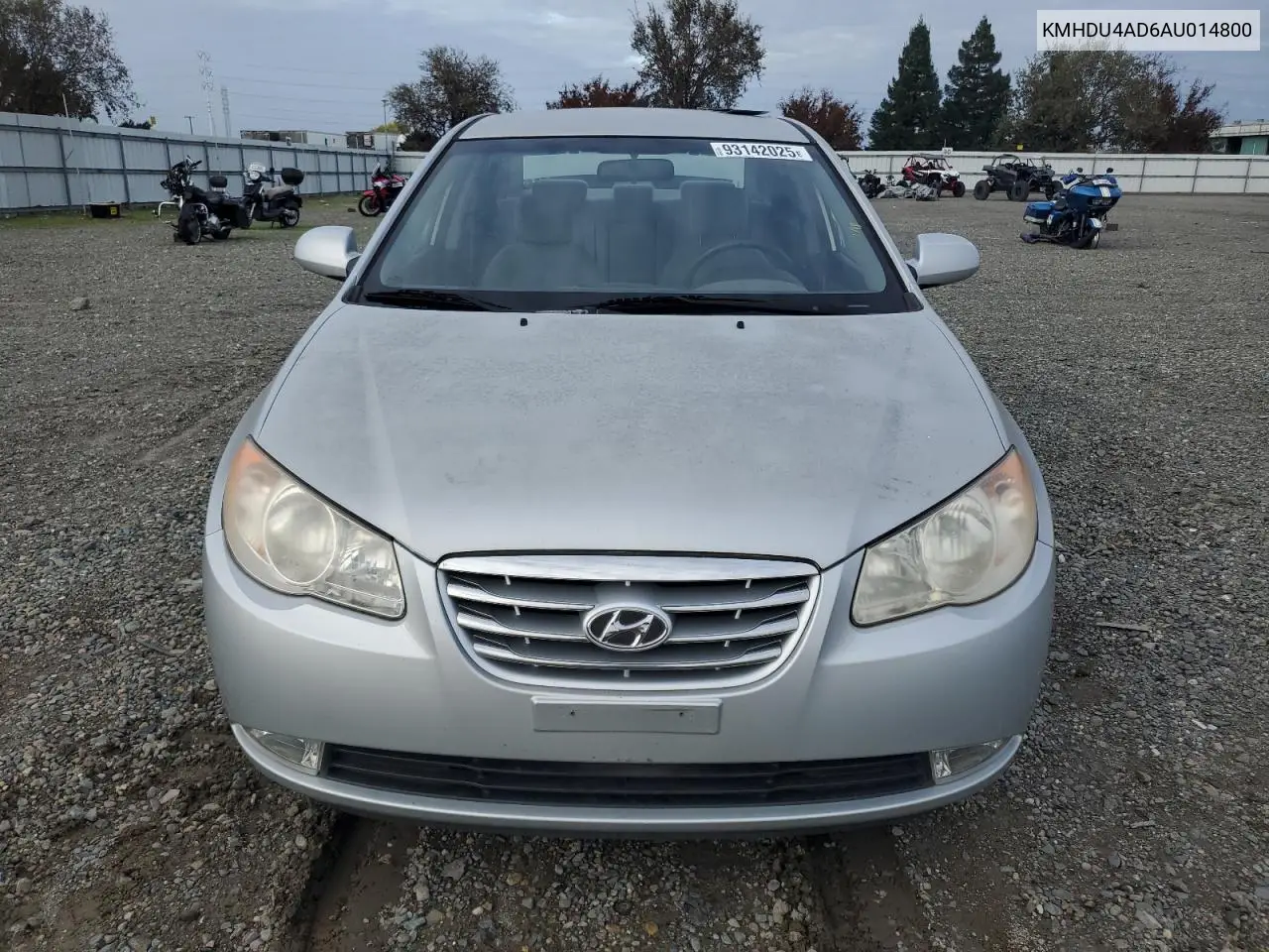 KMHDU4AD6AU014800 2010 Hyundai Elantra Blue