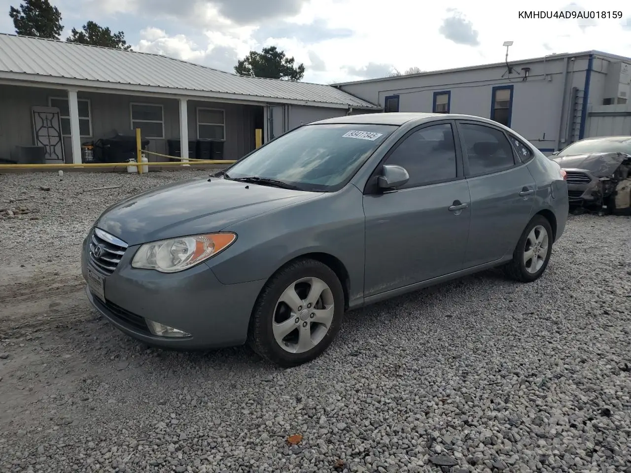 KMHDU4AD9AU018159 2010 Hyundai Elantra Blue