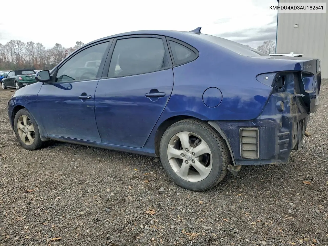KMHDU4AD3AU182541 2010 Hyundai Elantra Blue