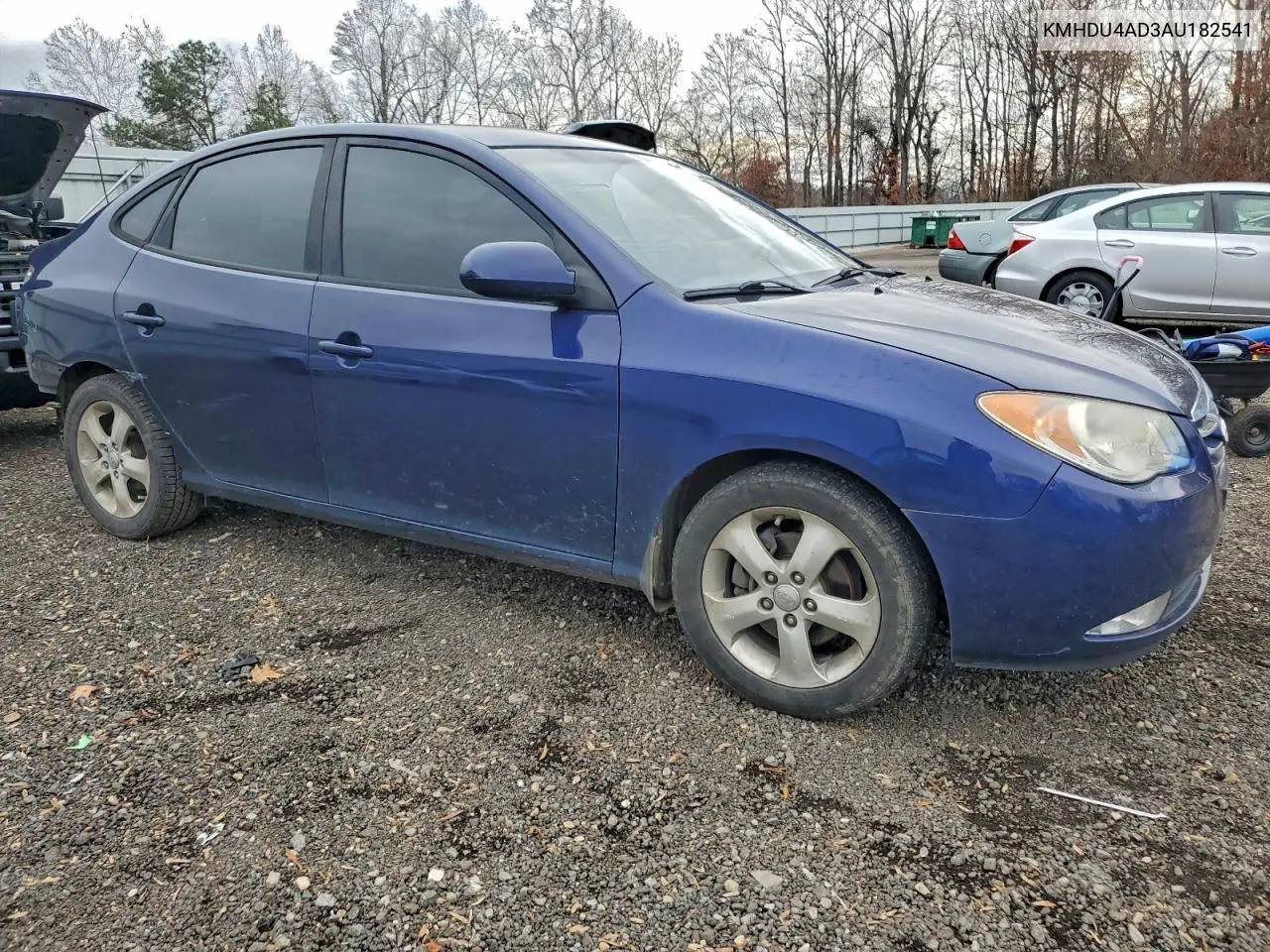 KMHDU4AD3AU182541 2010 Hyundai Elantra Blue
