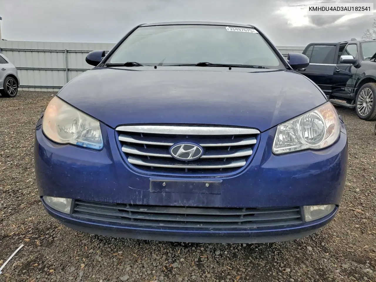 KMHDU4AD3AU182541 2010 Hyundai Elantra Blue